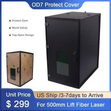 Laser Protective Cover For Fiber Marking Machine Safety Enclosure OD7 Level US