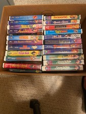 Disney Collection of Used VHS Movies