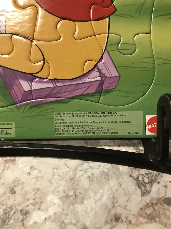 Rompecabezas Bandeja Completa Winnie The Pooh 1997 Raro De Colección 25 Piezas Foto 2 de 3