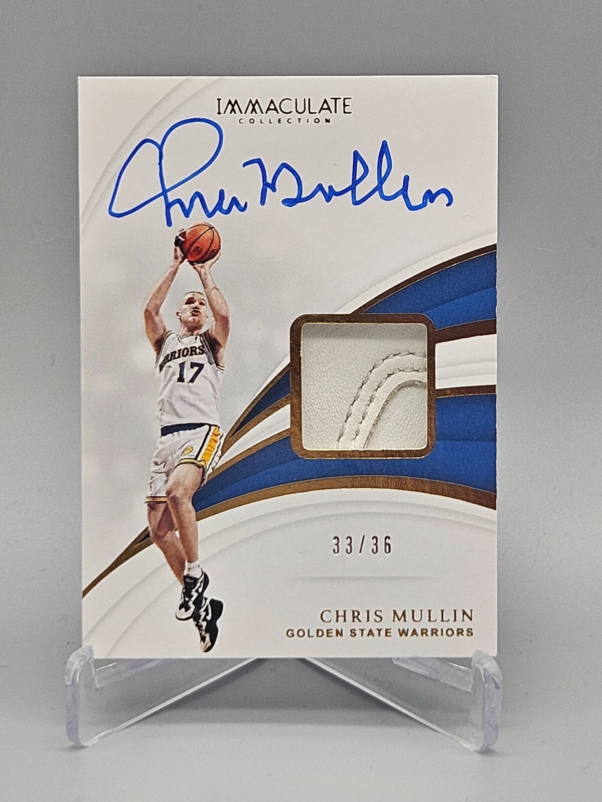 2018-19 PANINI IMMACULATE CHRIS MULLIN SNEAKER SWATCHES SHOE PATCH AUTO /36