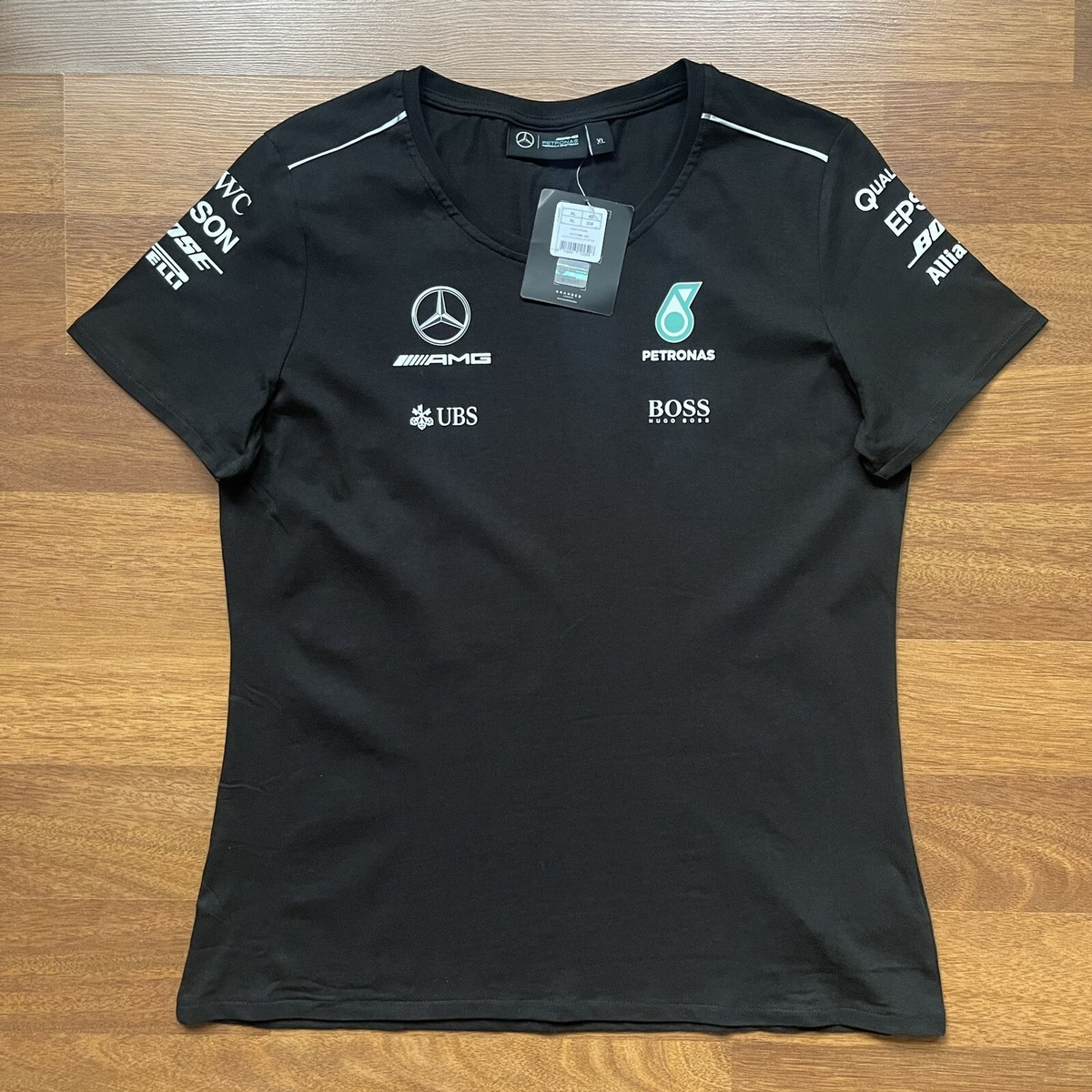 AMG MERCEDES HUGO BOSS 2017 FORMULA 1 PETRONAS TEE SIZE “XL