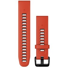 Garmin 010-13279-04 QuickFit 20 mm Ersatz-Uhrenarmbänder - Flammenrot Silikon