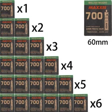 1Pack - 6 Pack Maxxis Welter Weight 700x23-32C 60mm Bicycle Inner Tube Presta FV