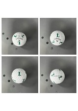 LOGO GOLF BALL- 1 04 L WITH CROWN TRUVIS GREEN LOGO MINTY