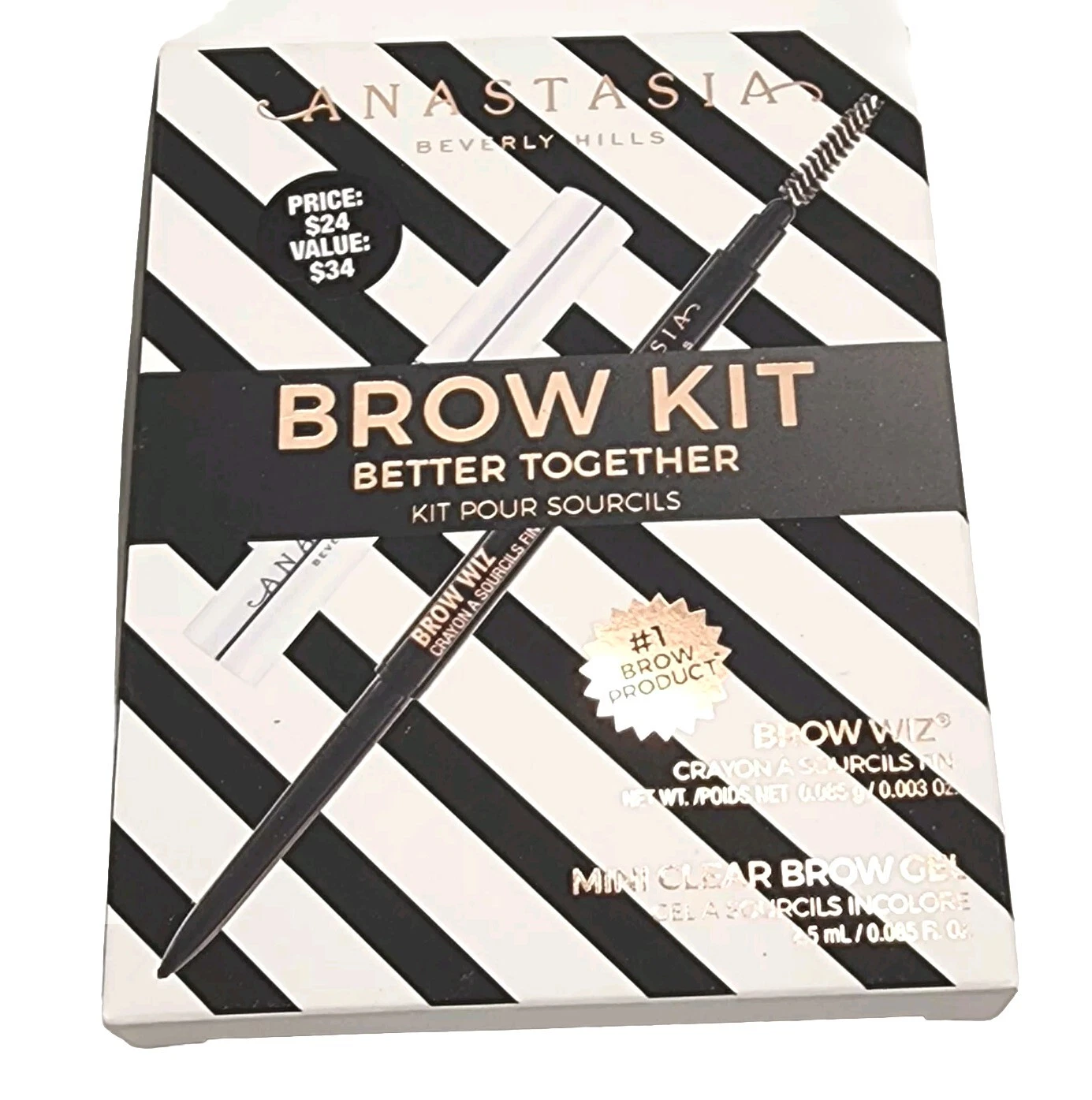 Anastasia Beverly Hills Brow Kit Better Together Kit DARK BROWN