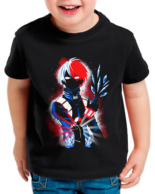 Powerful Todorki Kinder T-Shirt superhero japan academia manga