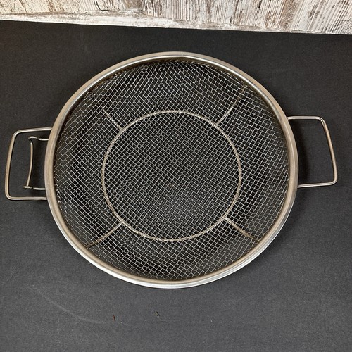 Tecnica Padella da Chef Traforata con Coperchio in Rete per Barbecue. Padella pieghevole Easy Veggie - Foto 20 di 24