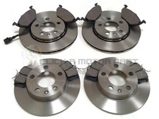 DISCHI E PASTIGLIE FRENO ANTERIORI E POSTERIORI SEAT IBIZA 1.2 1.4 TDi 1.6 08-16 (controllare dimensioni)