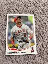 2013 Topps Series 2 Baseball Card #494 Alberto Callaspo Angels
