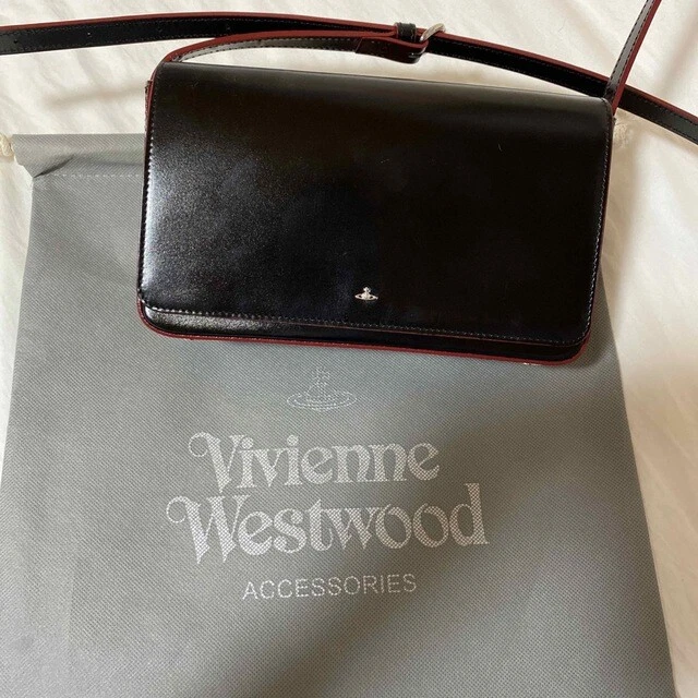 J4r Vivienne Westwood SIMPLE TINY ORB Shoulder Black bag 105