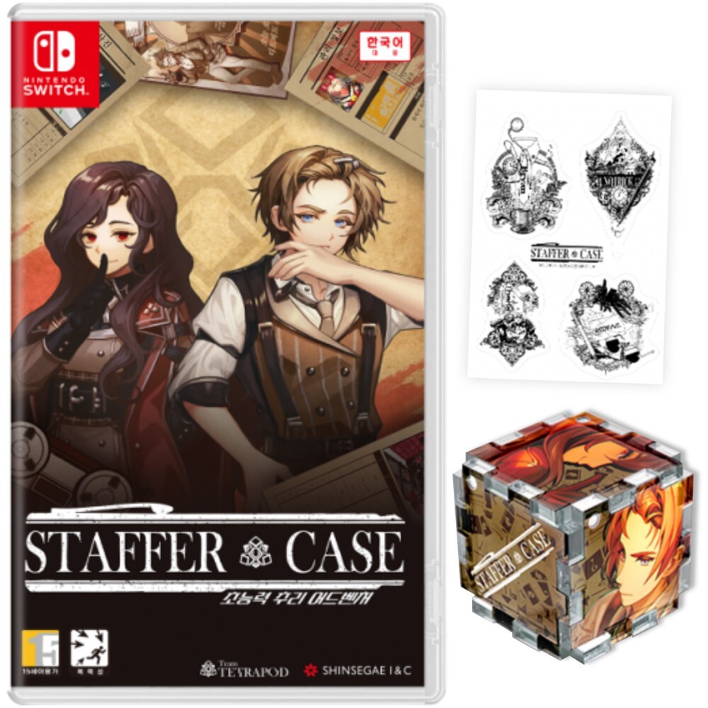 Switch Staffer Case A Supernatural Mystery Adventure & Cube Korean