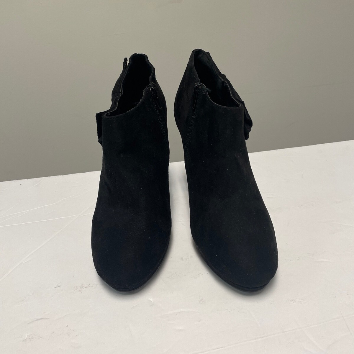 Impo Patricia Platform Ankle Boots Bow Detail Booties Manmade