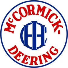 McCormick Deering, IHC Farm Machinery NEW Sign 28" Dia Round USA STEEL XL Size