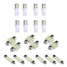 20pcs LED Interior Lights Bulbs Kit Car Trunk Dome License Plate Lamps