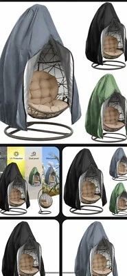 Hanging Swing Chair Cover For Outdoor Single Egg Chair Cover Garden Waterproof