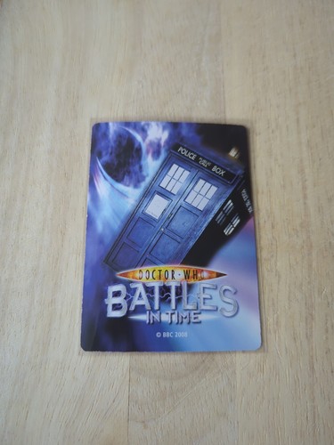 Doctor who Battles in Time Invader - GLASS DALEK 604 - Rare Card - Picture 2 of 2