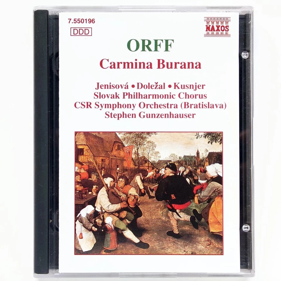 MiniDisc MD Musik Audio Album NAXOS ORFF Carmina Burana CSR Symphony Orchestra