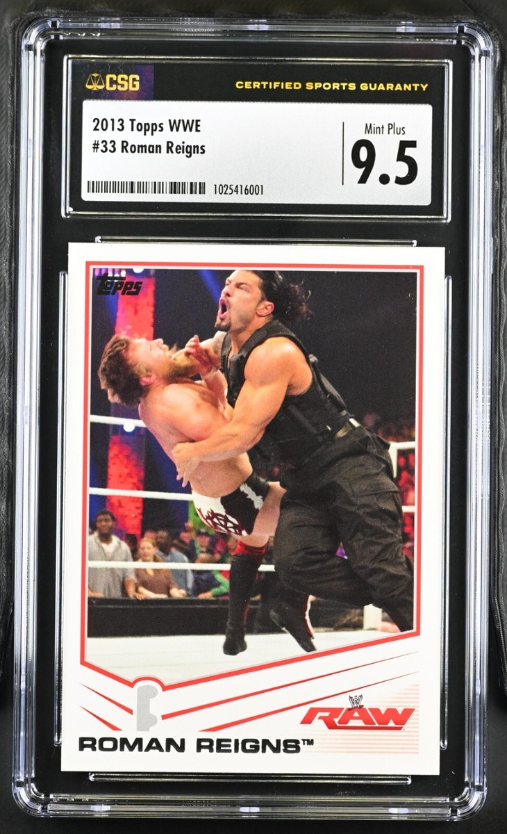2013 Topps WWE Roman Reigns #33 CSG 9.5 ROOKIE CARD RC | eBay