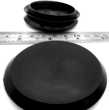 2" Hole Fit Cap For 1/16" Thick Metal Plastic Snap-In Hole Plug Cap Fits 2" Hole
