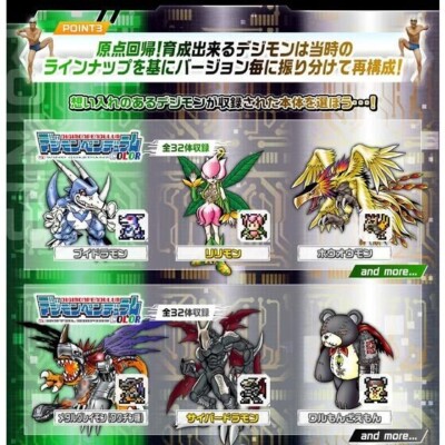 NEW Digimon Pendulum COLOR 4 WIND GUARDIANS & 5 METAL EMPIRE
