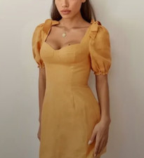 Reformation Spring Linen Dress 2