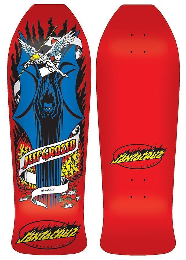 SANTA CRUZ Jeff Grosso Demon Skateboard Deck 10