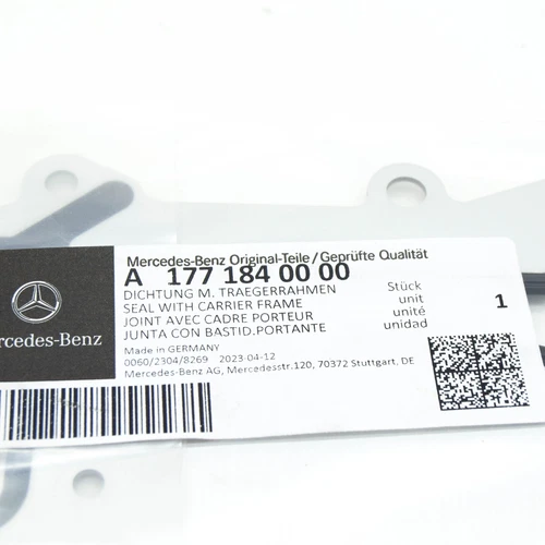 NEU MERCEDES-BENZ E W213 MOTORÖLKÜHLERDICHTUNG A1771840000 ORIGINAL - Bild 8 von 10