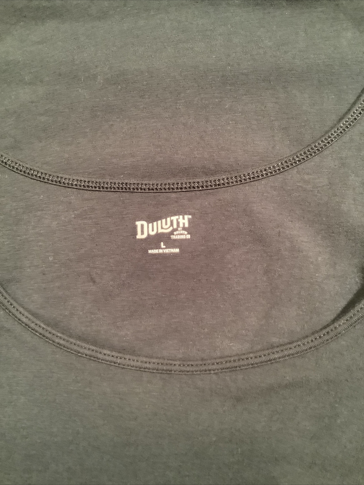 Duluth Trading Co Large Womens Black Tank Top Sleeveless Shirt  Stretch