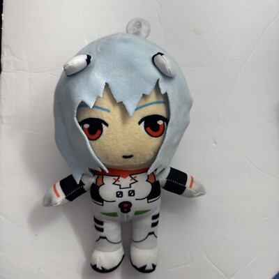 Rei Ayanami 9  Plush Neon Genesis Evangelion Suction Cup Hanger REI AYANAMI