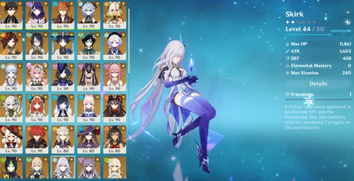 Genshin impact Asia Skirk Child Zhongli Raiden Yae miko Ayaka Ganyu Varesa Yelan