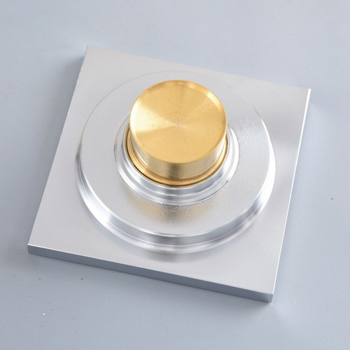 Bathroom Floor Drain Polished Chrome Shower Drain Bathroom Waste Grate Drain - Picture 5 of 7