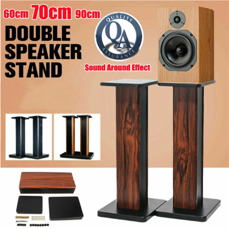 Coppia Sostegni Supporti Appoggio Casse Altoparlanti Stand per Diffusori - Immagine 2 di 4