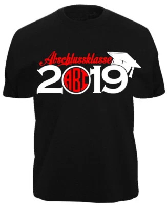 T-Shirt ABSCHLUSSKLASSE | Schulabschluß | Abi I Bachelor | Abitur | Matura schol - Bild 1 von 2