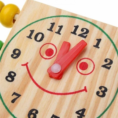 Educational Wooden Abacus with Clock, Math and Numbers Learning Toy for Children - Picture 3 of 6