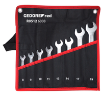 Gedore DoppelmaulschlüSsel-Satz R05126008, 3301081