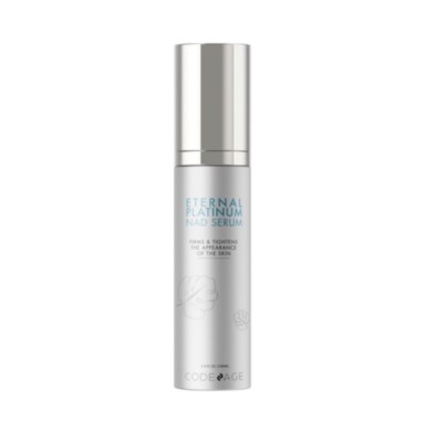 Codeage Eternal Platinum NAD + Resveratrol Face Serum, 3.4 FL OZ.