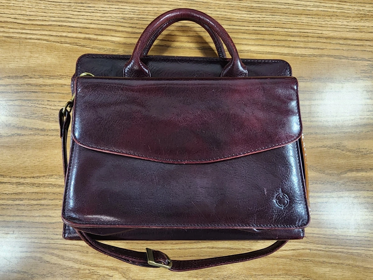 Franklin Covey, Bags, Franklin Covey Red Leather Ladies Laptopbriefcase