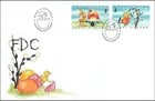 Easter Bunny Rabbit Chicks Multi-Color Surprise Eggs Finland Mint FDC 2019