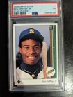 1989 Ken Griffey Jr. Upper Deck Rookie STAR RC #1. Iconic Card!! PSA 7