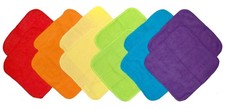 Solid Knit Terry Washcloth Set, Multi-color, 12-Count