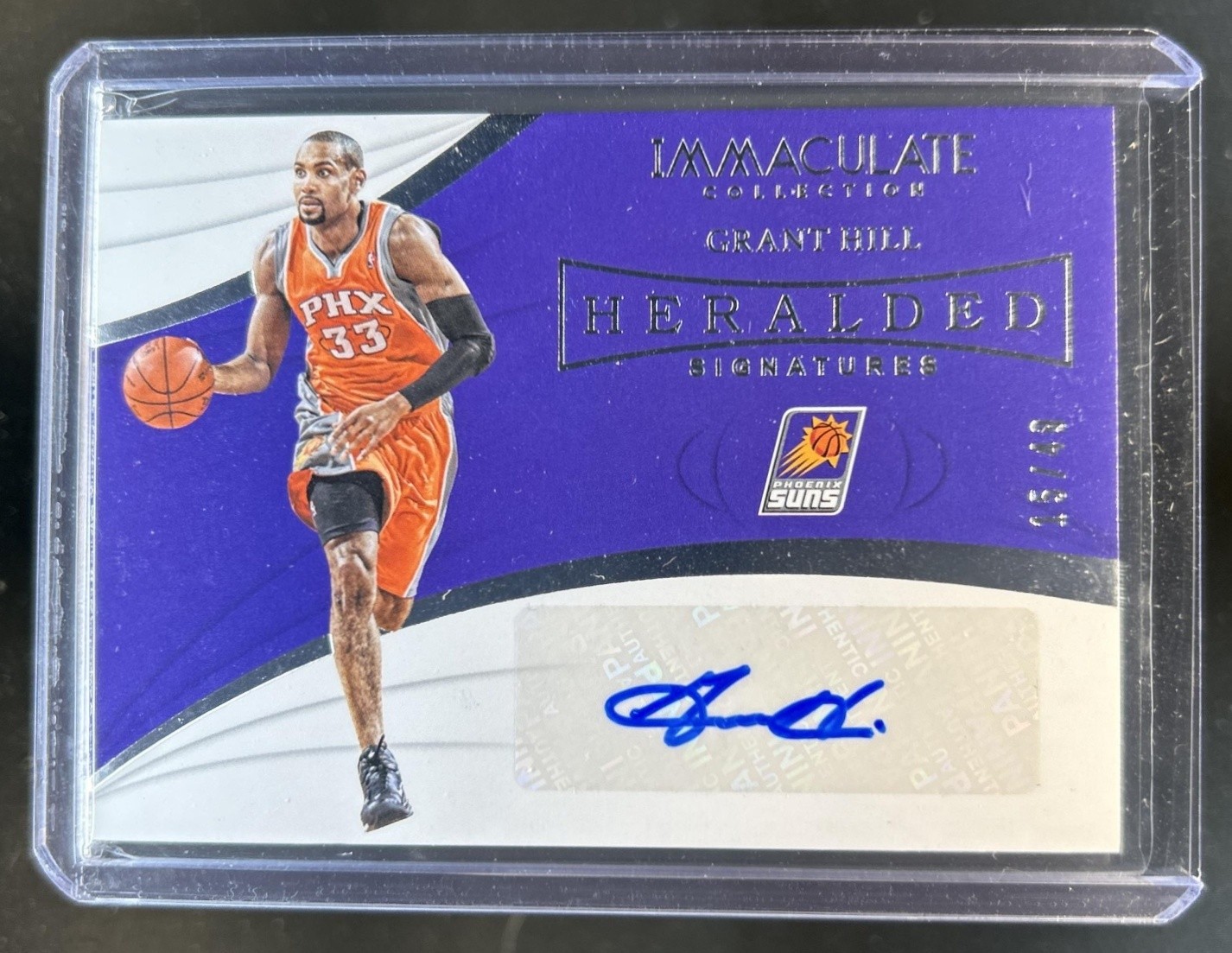 2018-19 Panini Immaculate Grant Hill Heralded Signatures Auto Autograph #/49