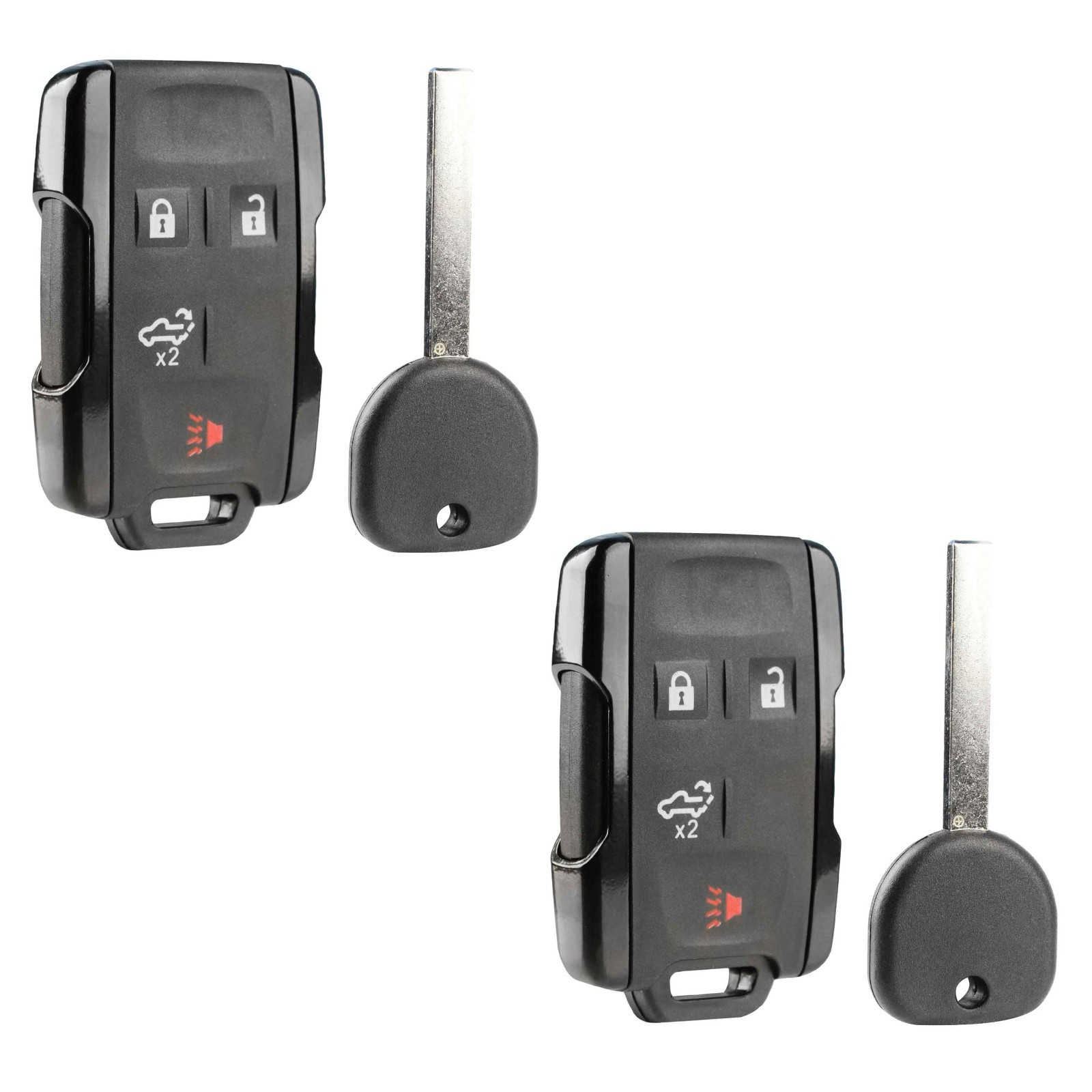 2 For 2019-2021 B119-PT Key + Remote Key Fob for Chevy GMC Sierra M3N-32337200
