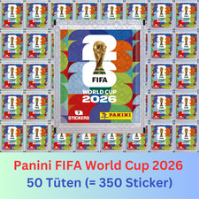 Panini FIFA World Cup 2026 / Fussball WM 26 - 50 T&uuml;ten = 350 Sticker - NEU