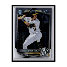 Bowman 2025 Bowman Chrome Gavin Turley Athletics 1st Bowman Refractor #BDC-28