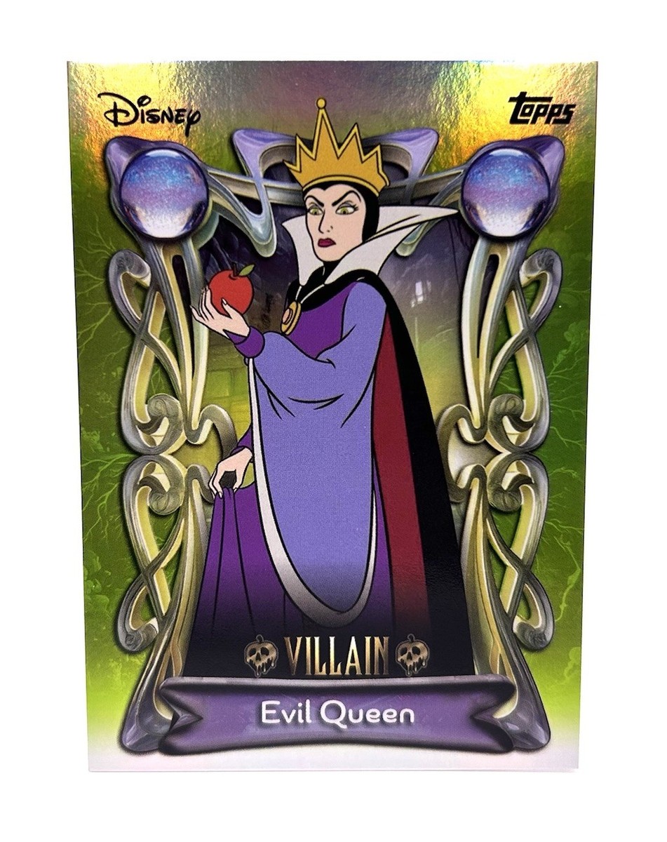 Evil Queen #172 Snow White 2025 Topps Disney Wonder Villain Foil