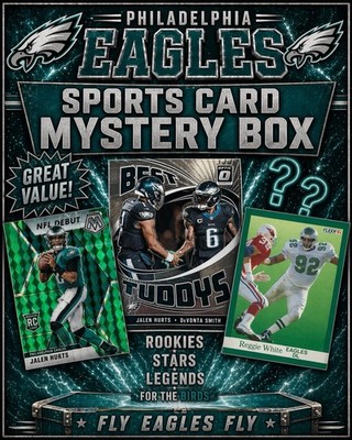 Philadelphia Eagles Mystery Sports Card Box - Read Description
