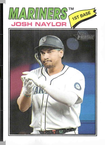 2026 Topps Heritage Josh Naylor #129 card