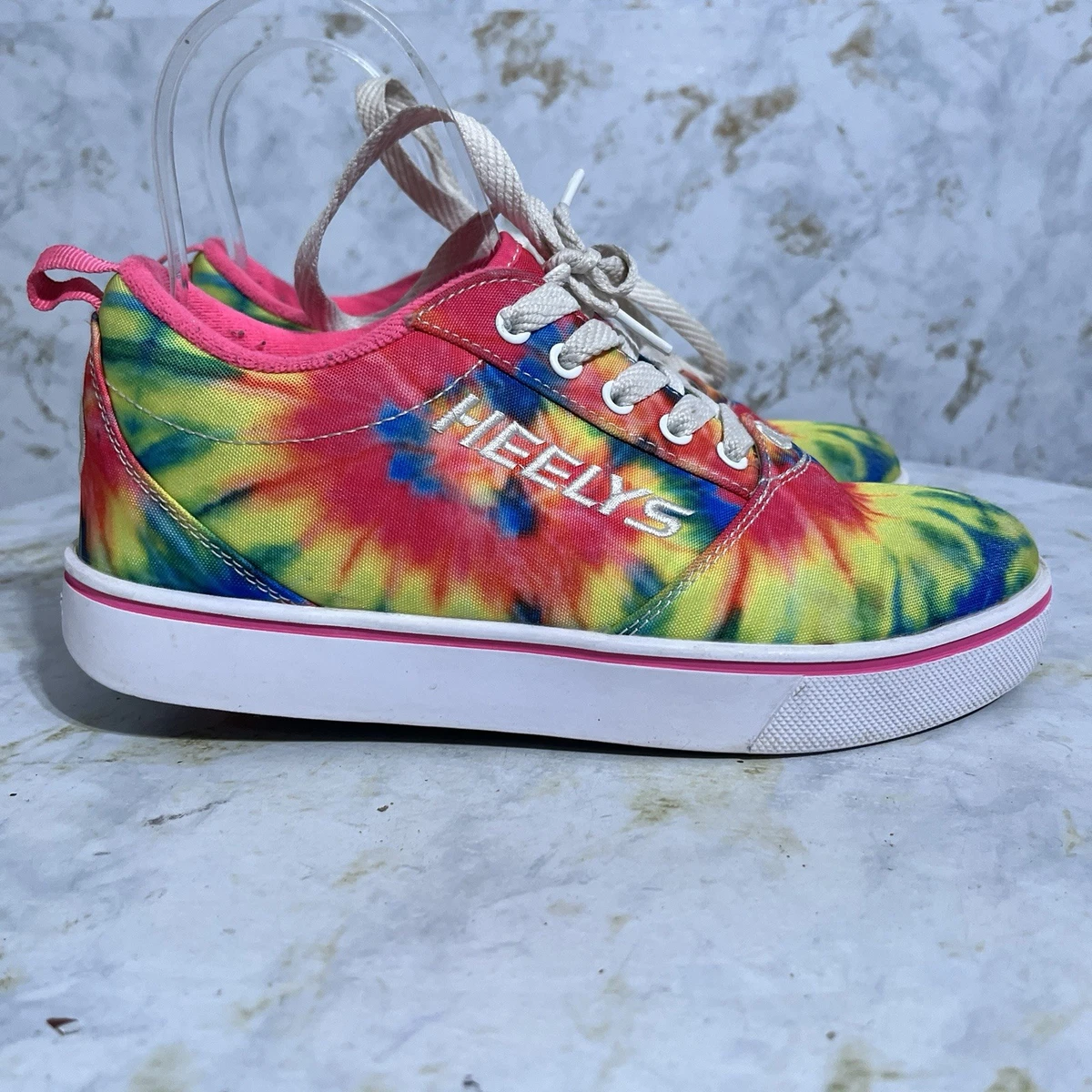 HERO Men\'s Glitter Multicolor Colorblock Low Top Lace-Up Athletic Sneakers uvu running shoes - TikTok Shop main image 3