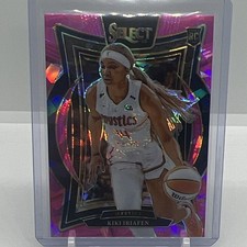 Panini Select WNBA 2025 Kiki Iriafen Rookie RC #91 Mystics Pink Ice Prizm