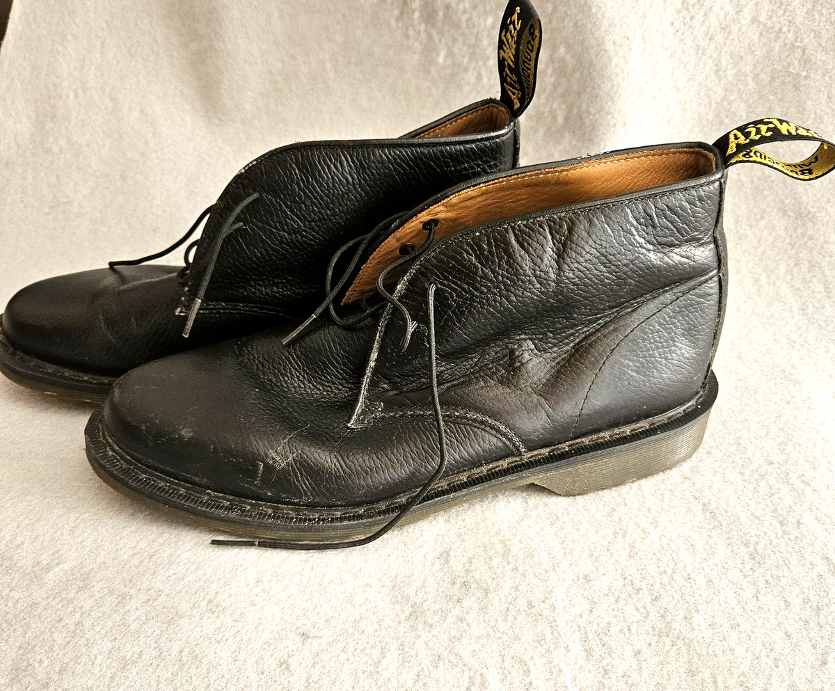 Dr. Martens Boots Mens Size 11 Black Sawyer Leather Chukka AirWair